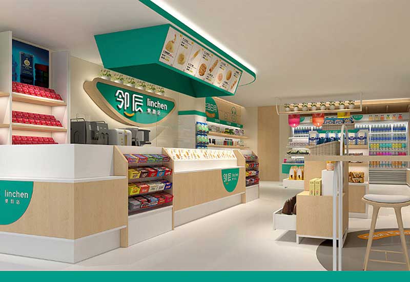 65平米中牟社區(qū)便利店裝修設(shè)計(jì)效果圖